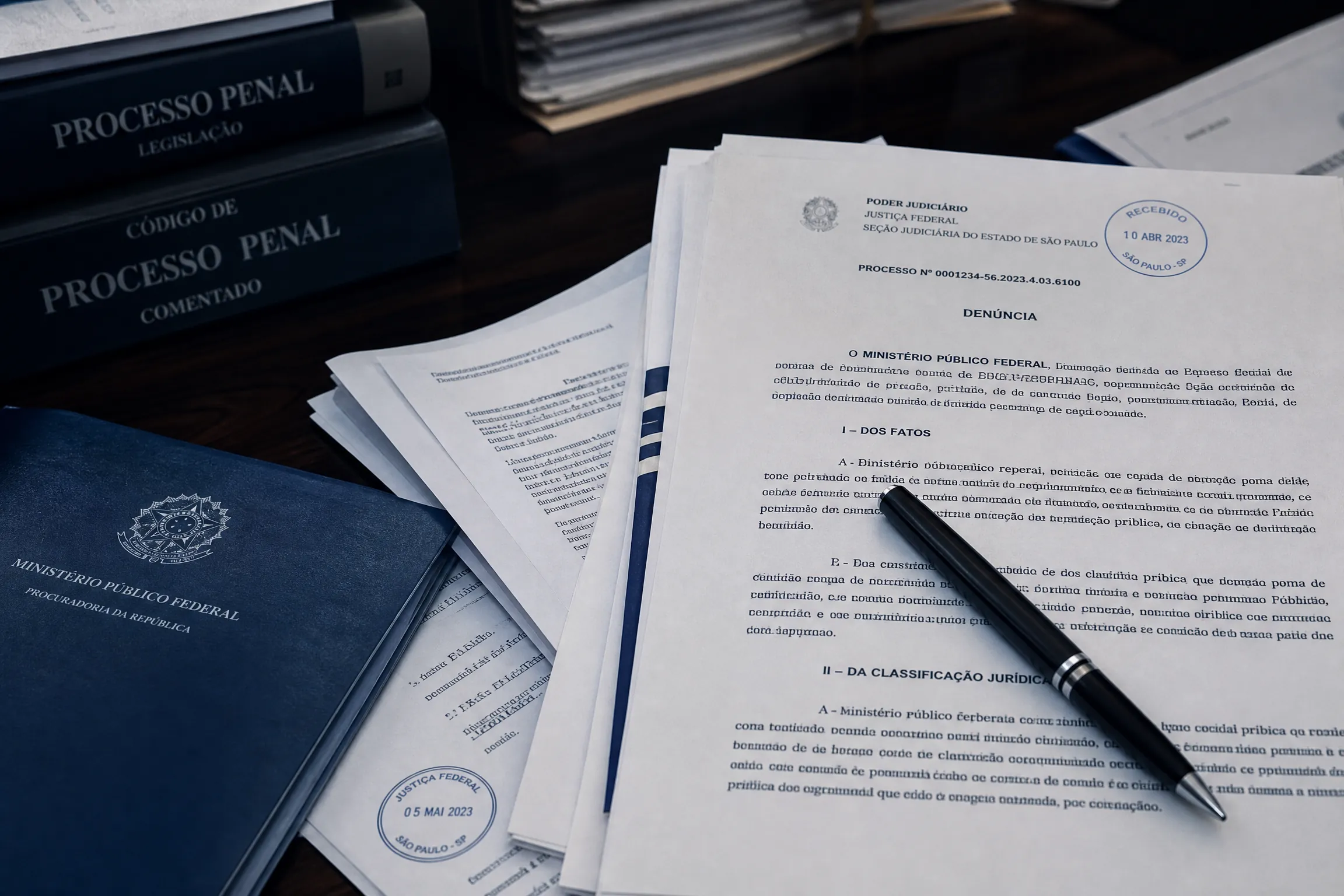Processo penal por crimes patrimoniais e estelionato